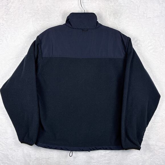 511 Tactical Mens L Navy Blue Fleece Full Zip Nylon Bomber Jacket Coat Operator - Picture 3 of 7